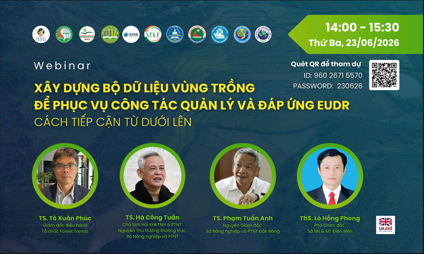 Xây dựng bộ dữ liệu vùng trồng để phục vụ công tác quản lý và đáp ứng EUDR: cách tiếp cận từ dưới lên